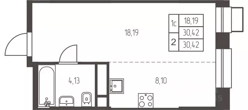 Студия Московская область, Ивантеевка Пушкинский городской округ, ... - Фото 1