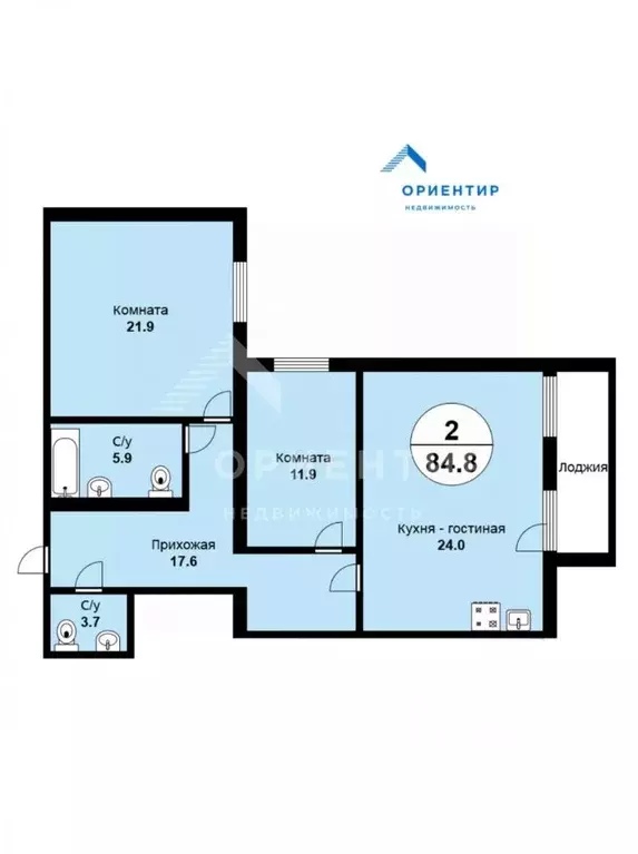 2-к кв. Свердловская область, Екатеринбург ул. Академика Бардина, 48А ... - Фото 2