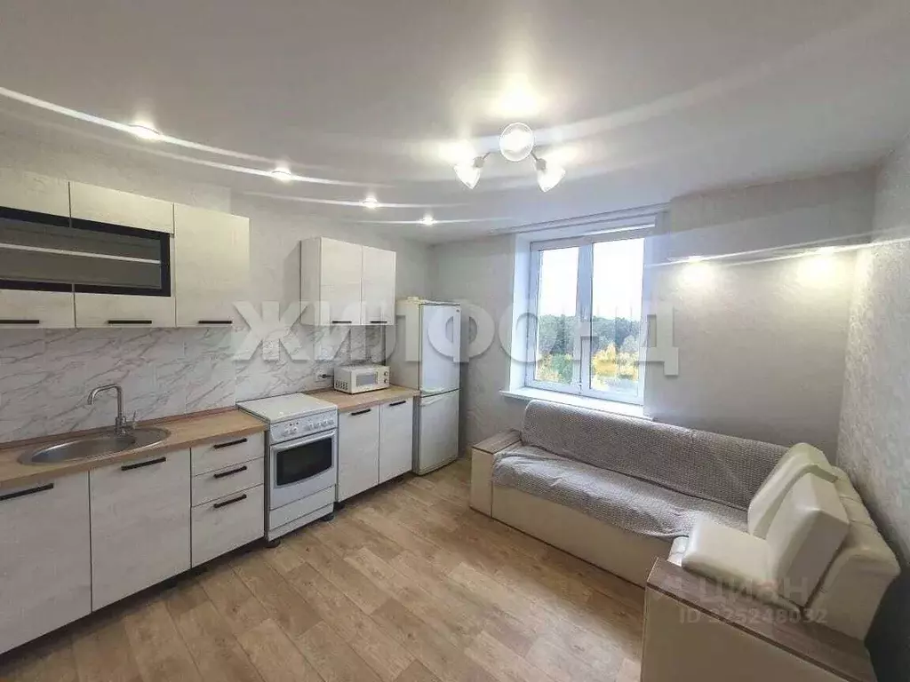 1-к кв. Новосибирская область, Новосибирск Вилюйская ул., 1 (38.0 м) - Фото 1