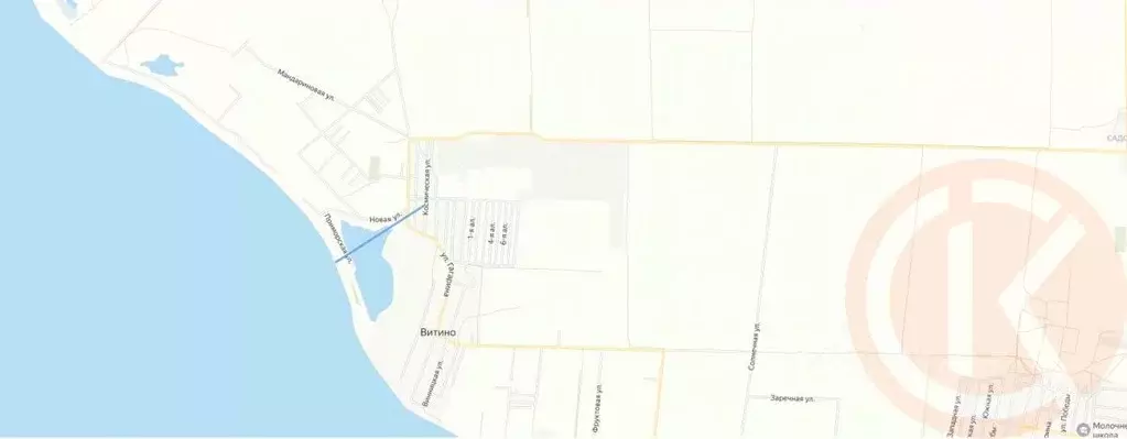 Участок в Крым, Сакский район, Молочненское с/пос, с. Витино ул. ... - Фото 1