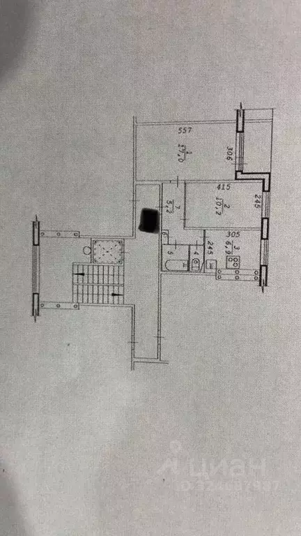 2-к кв. Новосибирская область, Новосибирск Железнодорожная ул., 8/1 ... - Фото 2