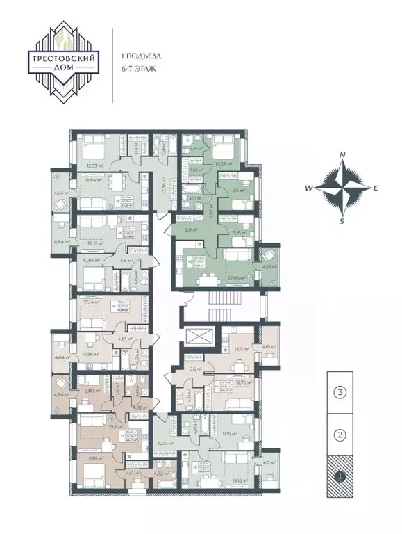 1-к кв. Тульская область, Узловая  (41.19 м) - Фото 1