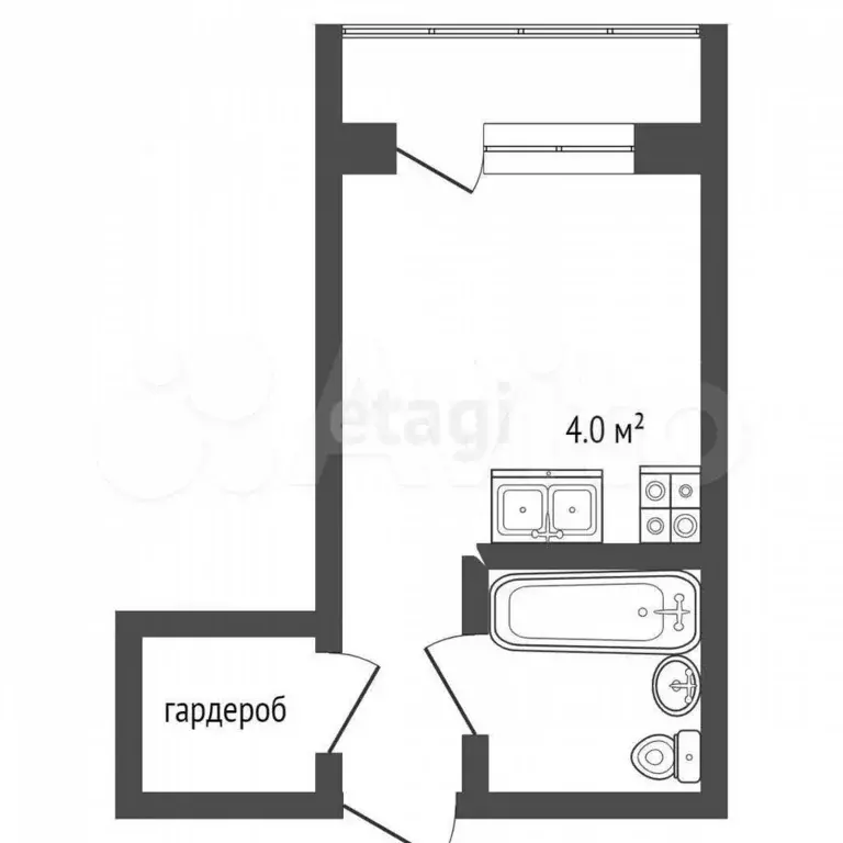 Квартира-студия, 27,5 м, 11/18 эт. - Фото 0