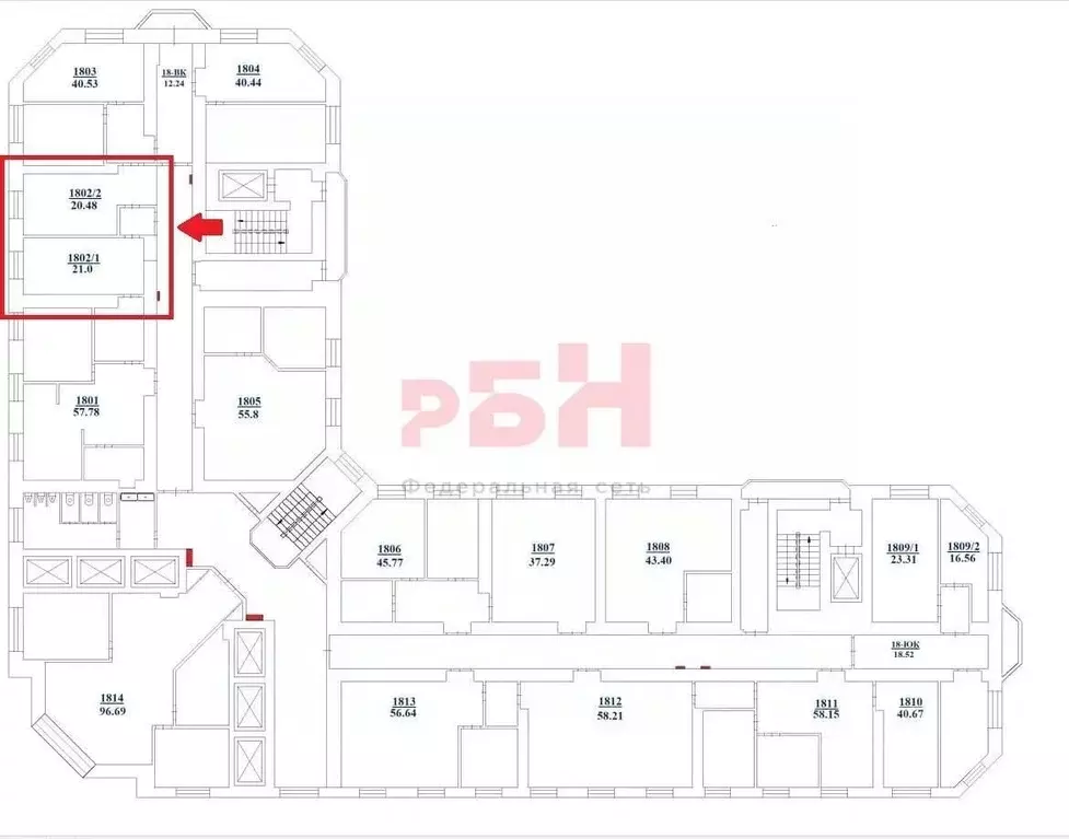 Офис в Свердловская область, Екатеринбург ул. Белинского, 83 (41 м) - Фото 2