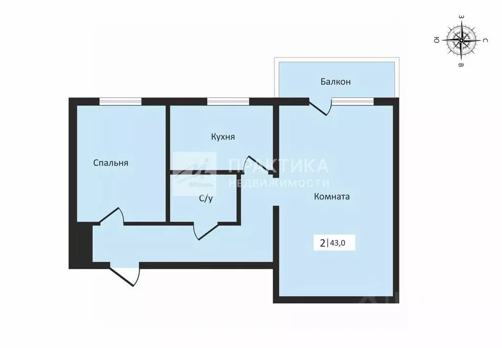 2-к кв. Московская область, Ивантеевка Пушкинский городской округ, ... - Фото 2