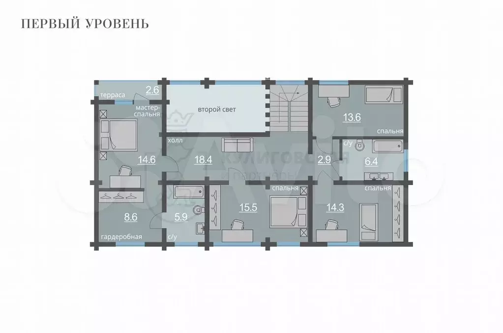 Коттедж 282,4 м на участке 9,2 сот. - Фото 0
