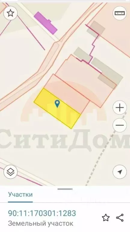 Участок в Крым, Сакский район, Охотниковское с/пос, с. Карьерное ул. ... - Фото 1