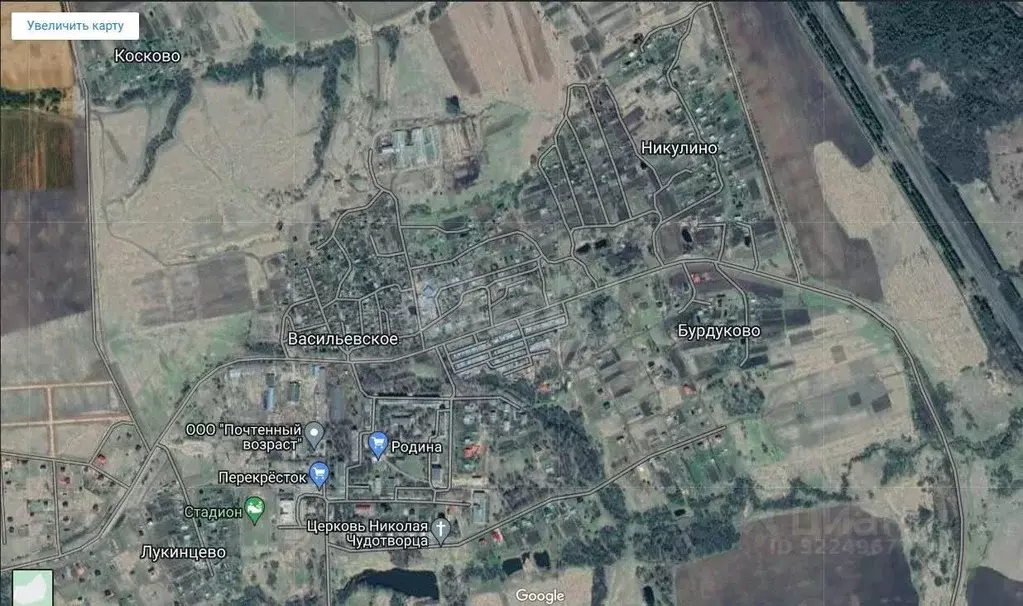 Участок в Вологодская область, пос. Васильевское  (10.0 сот.) - Фото 2