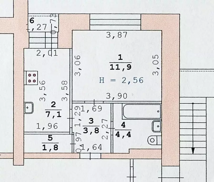 1-к кв. Свердловская область, Екатеринбург ул. Коминтерна, 11А (29.0 ... - Фото 1