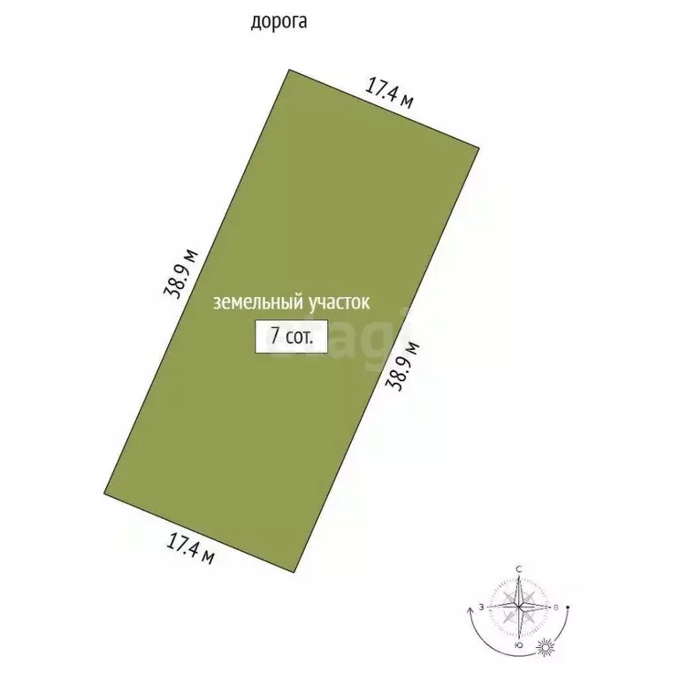 Участок в Крым, Ленинский район, Семисотское с/пос, с. Каменское ул. ... - Фото 2