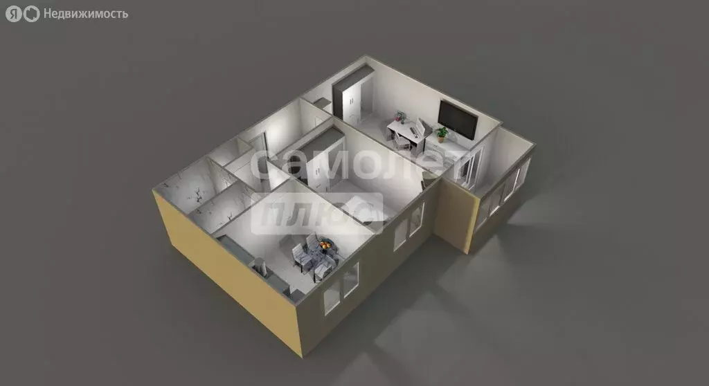 2-комнатная квартира: Москва, Русаковская улица, 3с1 (48.7 м) - Фото 1