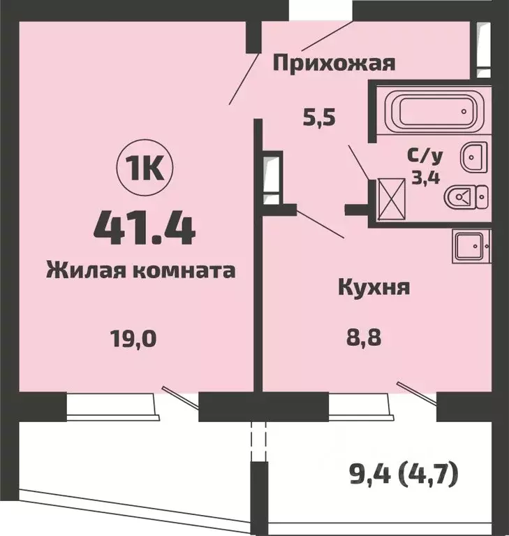 1-к кв. Новосибирская область, Новосибирский район, Станционный ... - Фото 1