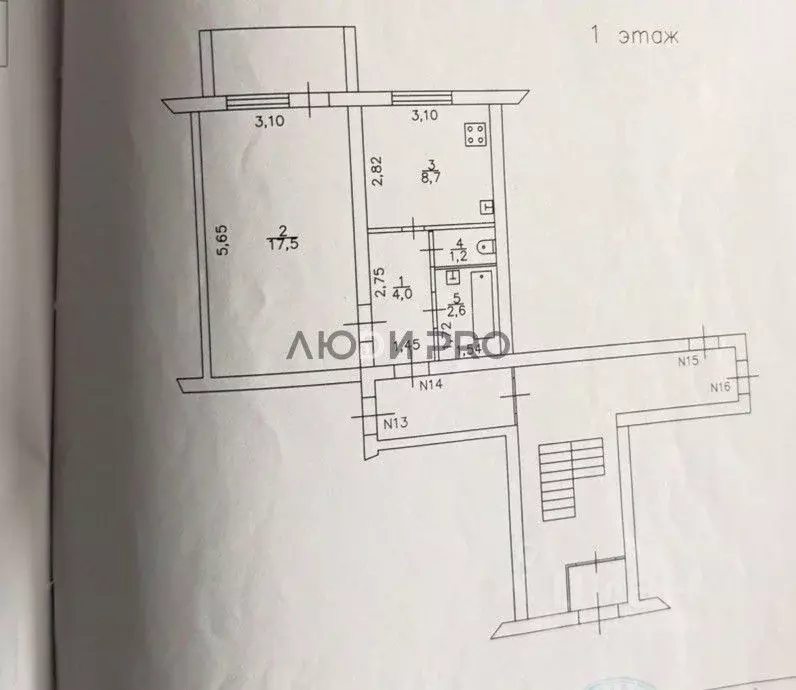 1-к кв. Кировская область, Оричевский район, Стрижи пгт Комсомольская ... - Фото 2