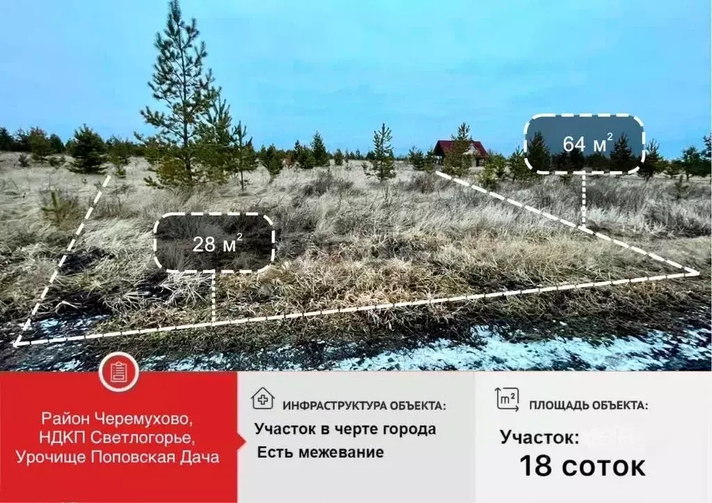 Участок в Курганская область, Кетовский муниципальный округ, ... - Фото 1