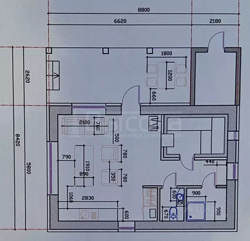 Дом в Воронежская область, Рамонский район, Айдаровское с/пос, Весна ... - Фото 2