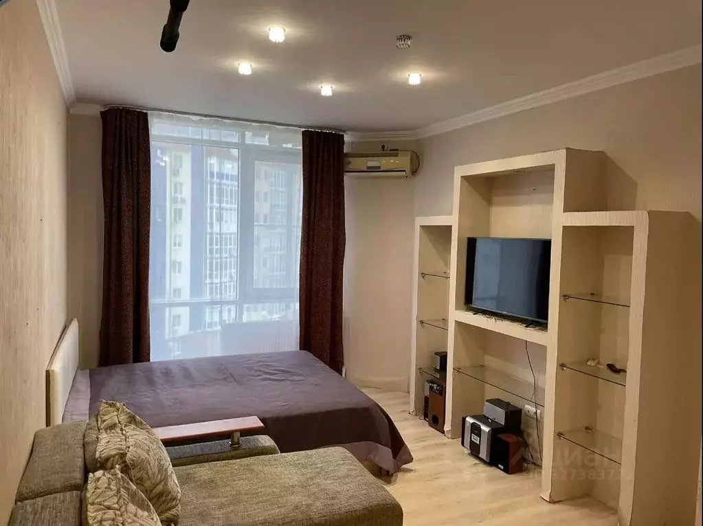 1-к кв. Краснодарский край, Краснодар ул. Архитектора Ишунина, 6 (34.8 ... - Фото 1