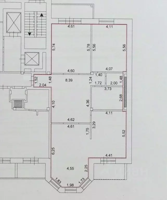 3-к кв. Челябинская область, Челябинск Каслинская ул., 101Б (149.9 м) - Фото 1