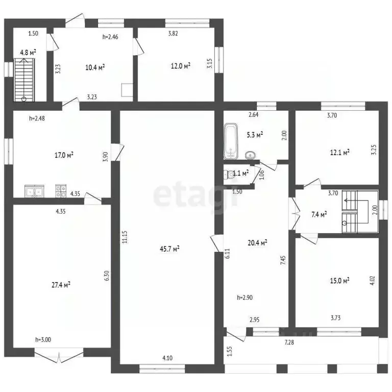 Дом в Ростовская область, Родионово-Несветайская сл. пер. Спортивный ... - Фото 2