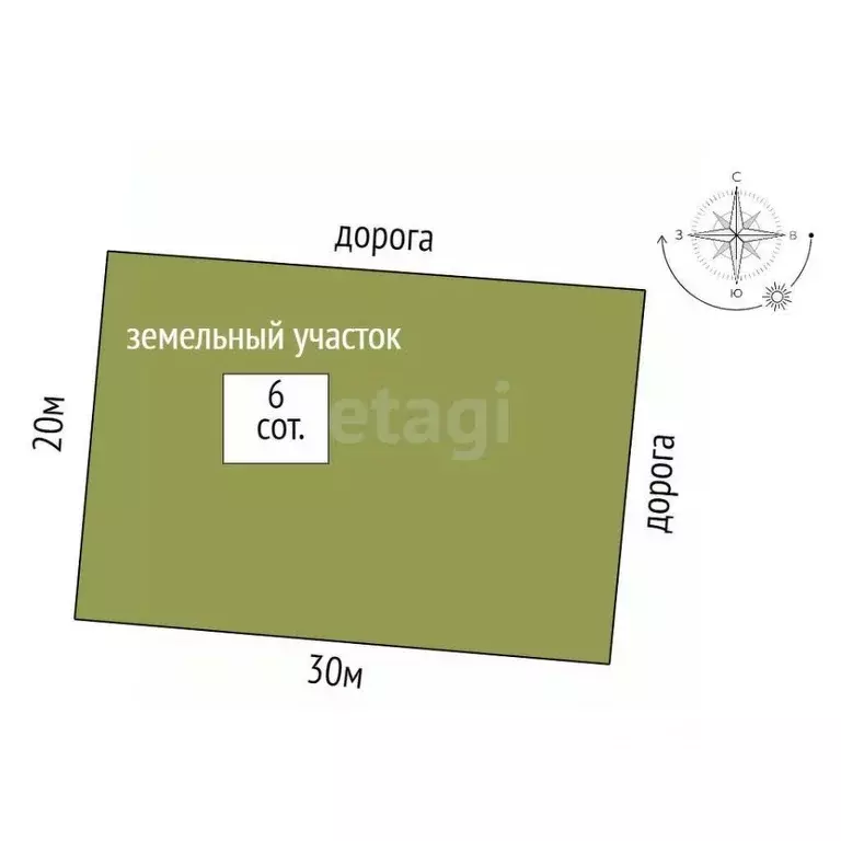 Участок в Ростовская область, Ростов-на-Дону Огородник ОНТ, ул. 3-я ... - Фото 2