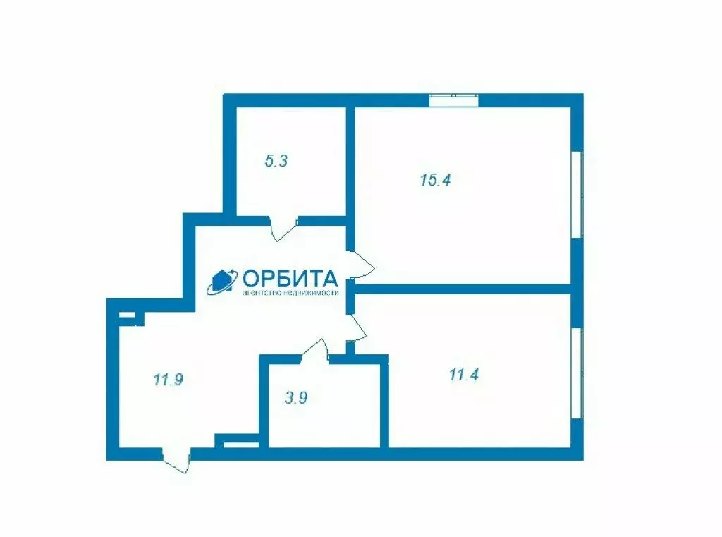 1-комнатная квартира: Тюмень, Полевая улица, 117к7 (48.2 м) - Фото 0