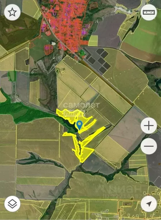 Участок в Самарская область, Волжский район, Дубовый Умет с/пос, с. ... - Фото 2