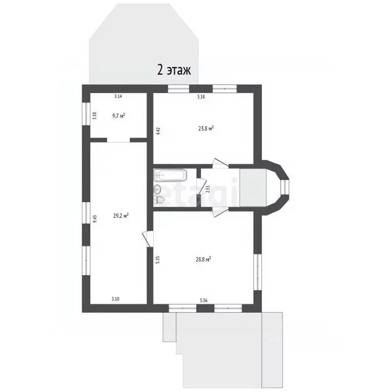 Дом в Тюменская область, Тюменский муниципальный округ, пос. ... - Фото 2