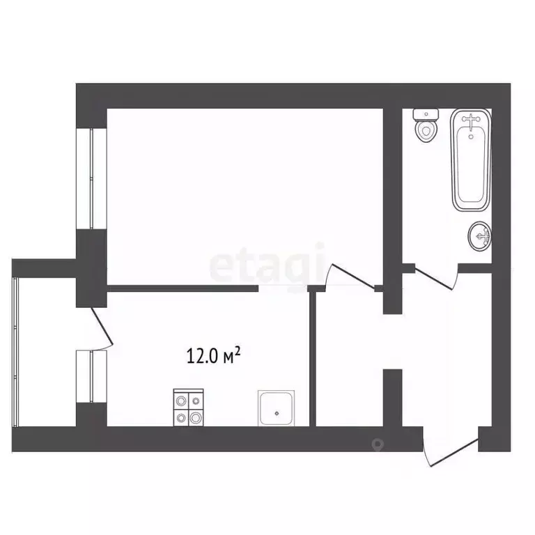 1-к кв. Ямало-Ненецкий АО, Новый Уренгой Восточный мкр, 5/7 (42.5 м) - Фото 2