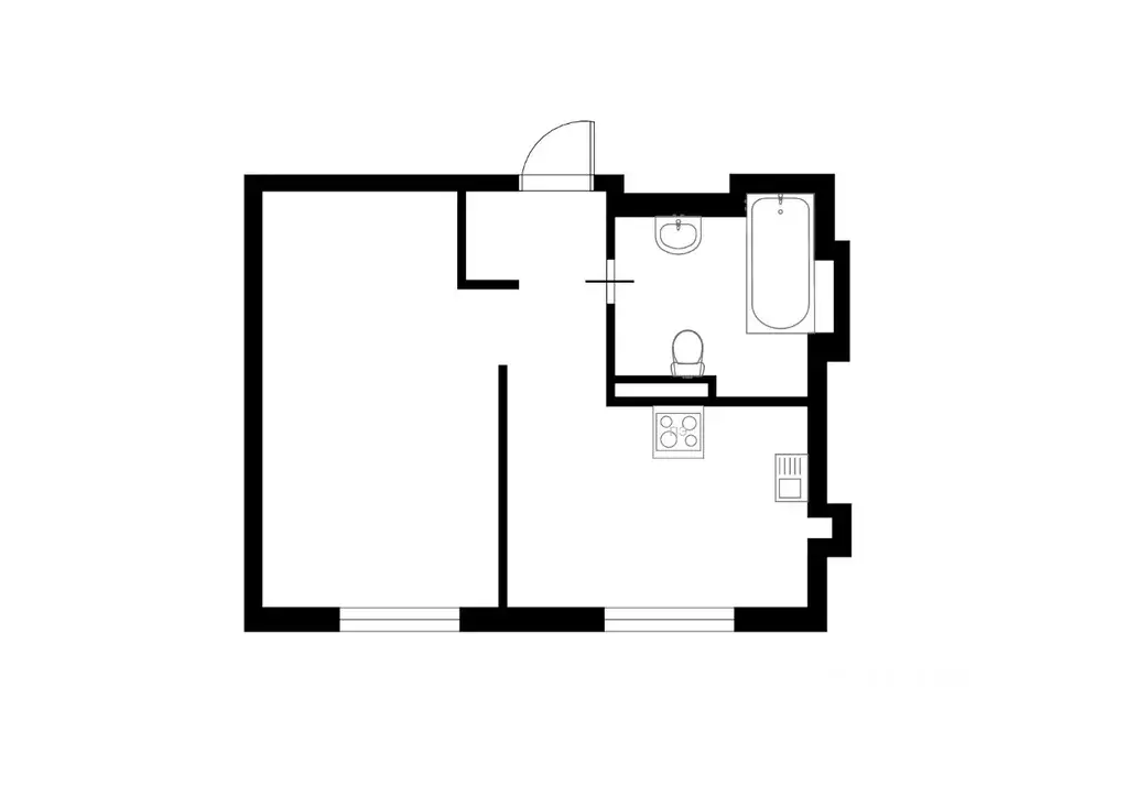 1-к кв. Самарская область, Самара 3-й проезд, 50Б (33.6 м) - Фото 1