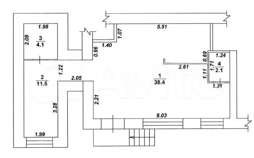 Помещение 56.1 м с арендатором, готовый бизнес - Фото 0