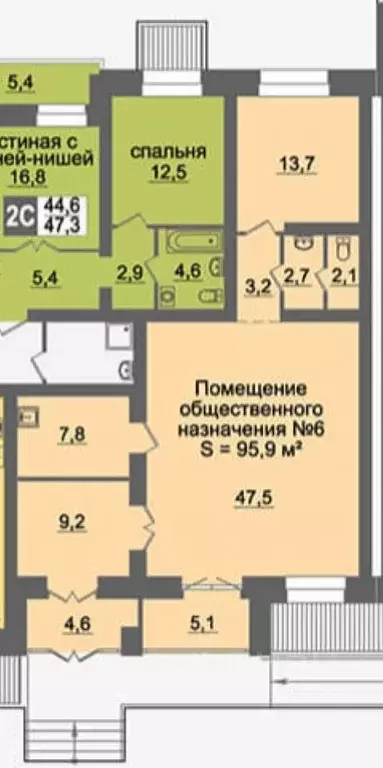 Помещение свободного назначения в Новосибирская область, Кольцово рп, ... - Фото 0