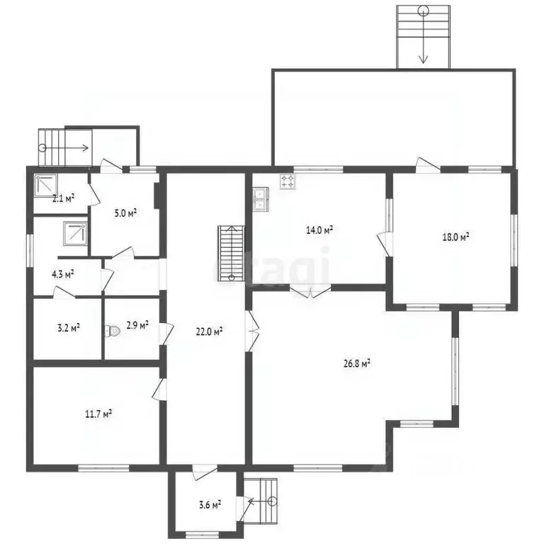 Дом в Ленинградская область, Тосненский район, Ульяновское городское ... - Фото 1