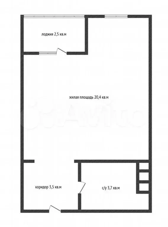 Квартира-студия, 27,6 м, 5/19 эт. - Фото 0