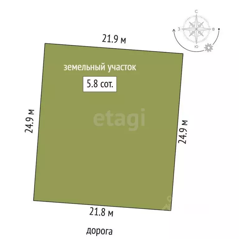 Участок в Ростовская область, Аксайский район, Щепкинское с/пос, пос. ... - Фото 2