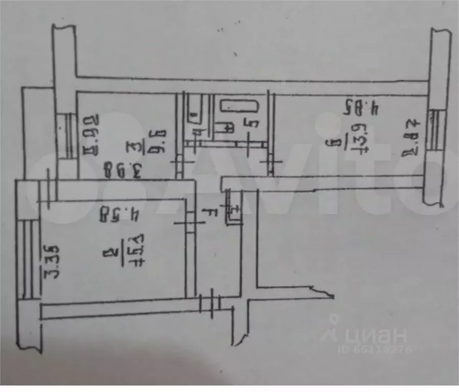 2-к кв. Пермский край, Нытва просп. Ленина, 30 (47.8 м) - Фото 2