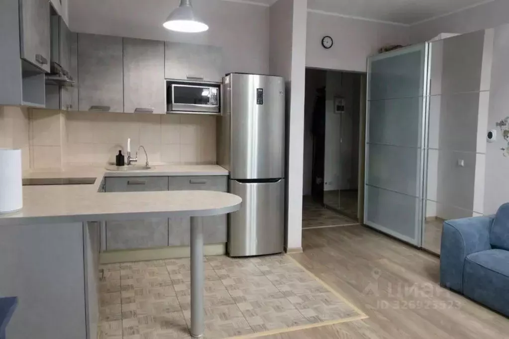 Студия Иркутская область, Иркутск Ново-Ленино мкр, Березовый мкр, 108 ... - Фото 1