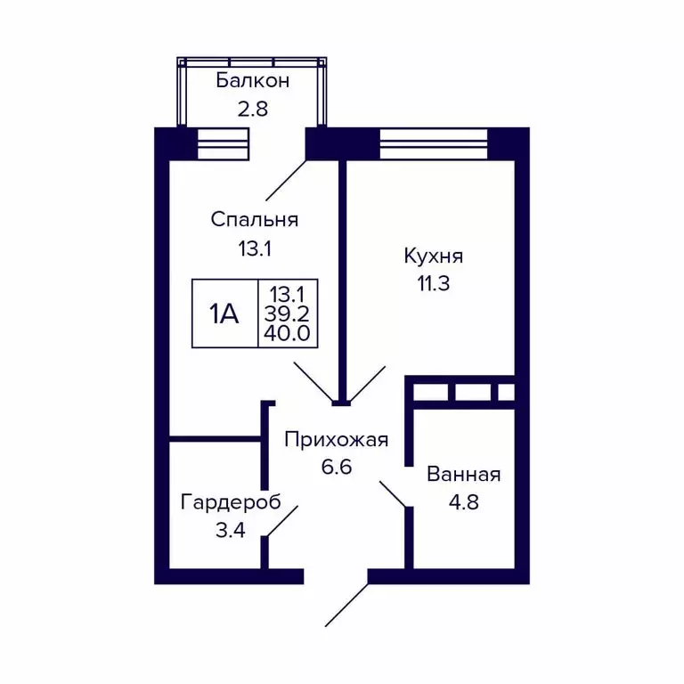 1-комнатная квартира: Новосибирск, Красносельская улица (40 м) - Фото 0