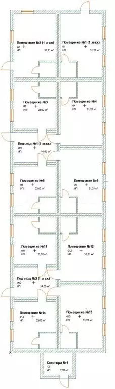 Таунхаус 23 м на участке 1 сот. - Фото 0