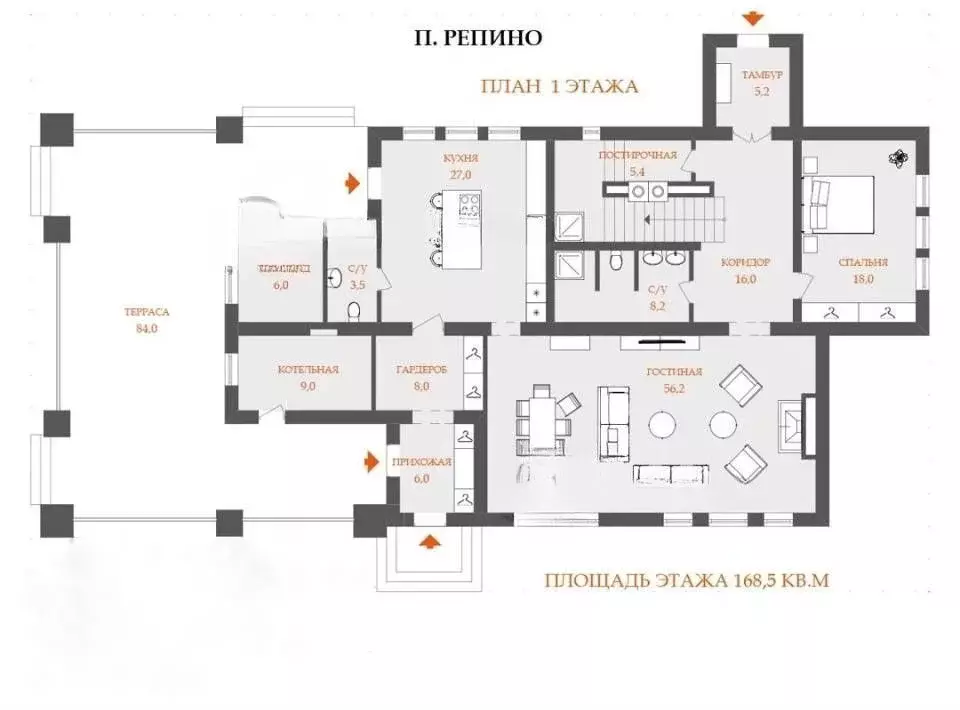 Дом в Ленинградская область, Выборгский район, Первомайское с/пос, ... - Фото 1