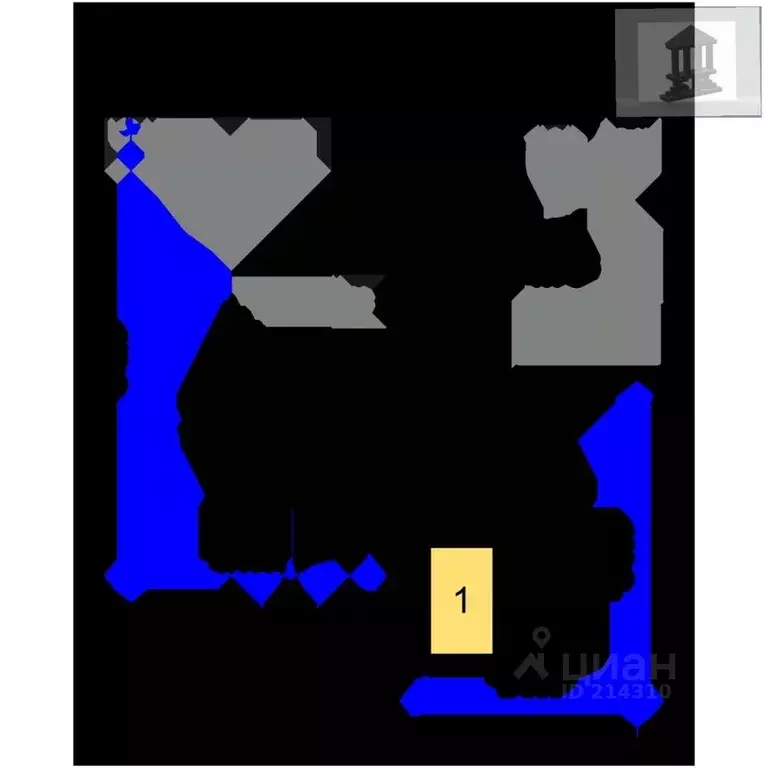1-к кв. Калининградская область, Гурьевск Советская ул., 15А (40.14 м) - Фото 1