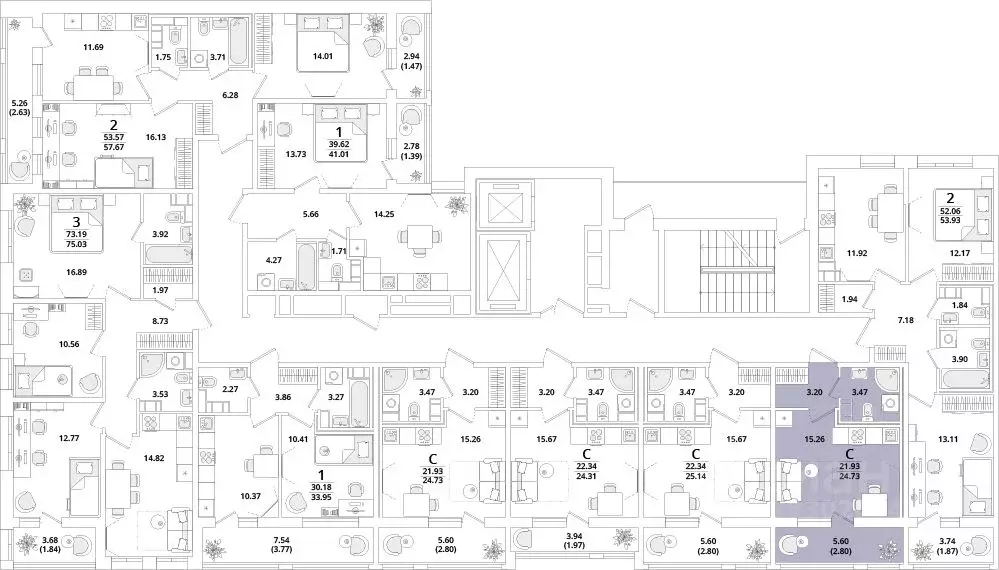 Студия Санкт-Петербург Кубинская ул., 82к3с1 (24.9 м) - Фото 1