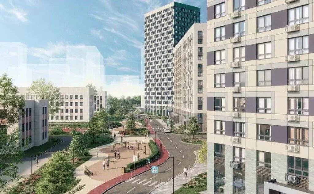 3-к кв. Московская область, Мытищи Белый Grad жилой комплекс, 12.3 ... - Фото 1