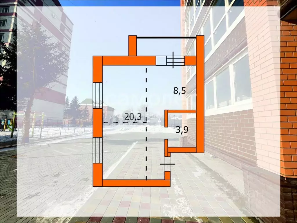 1-к кв. Амурская область, Благовещенск Высокая ул., 130 (36.8 м) - Фото 2