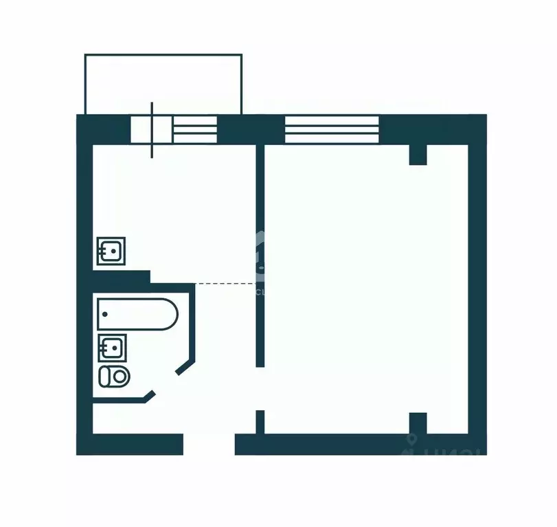 1-к кв. Новосибирская область, Искитим Южный мкр, Ясный жилмассив, 34 ... - Фото 2
