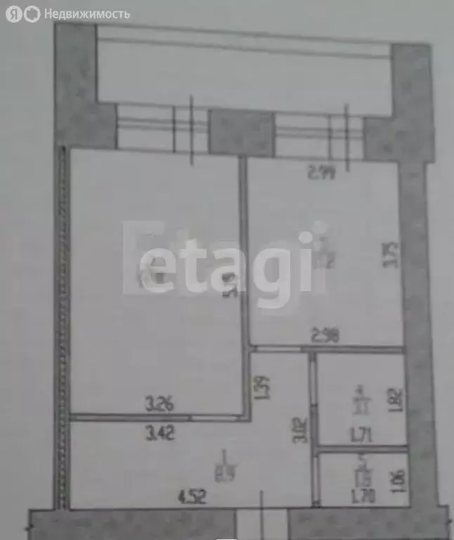 1-комнатная квартира: Барнаул, Павловский тракт, 271 (44.3 м) - Фото 1