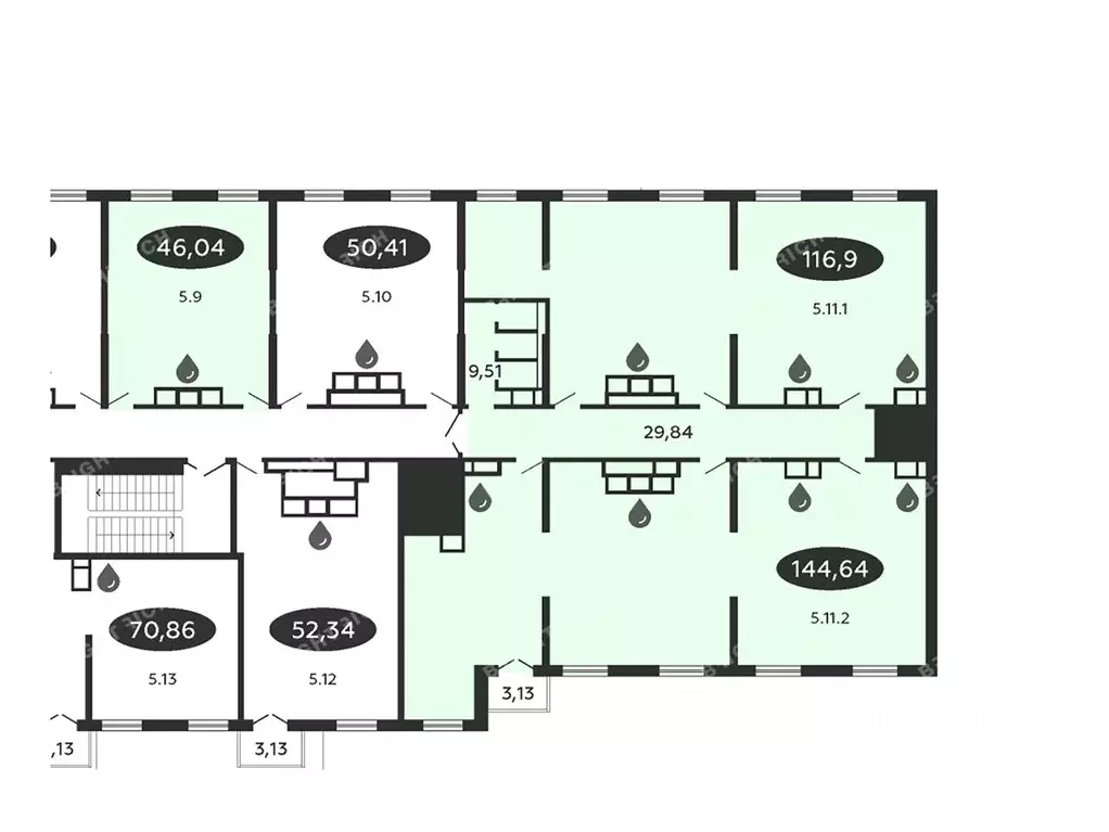 Офис в Санкт-Петербург Коломяжский просп., 19 (350 м) - Фото 2