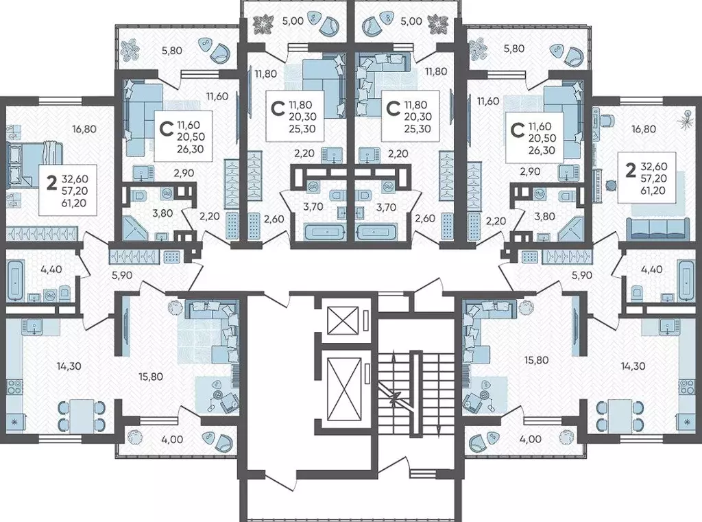 Студия Краснодарский край, Сочи городской округ Горный Квартал жилой ... - Фото 2