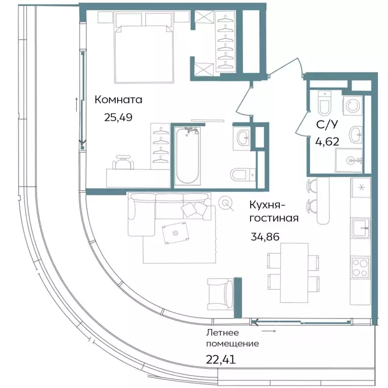 2-к кв. Крым, Саки ул. Морская (87.38 м) - Фото 1