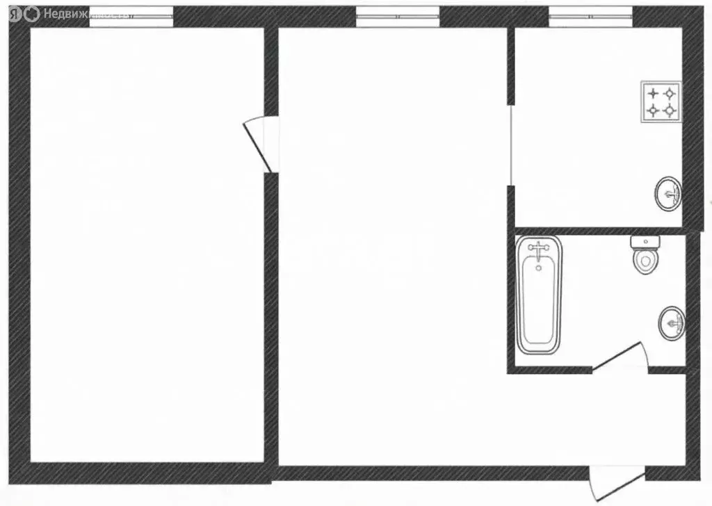 2-комнатная квартира: Ярославль, район Дядьково, Балтийская улица, ... - Фото 1