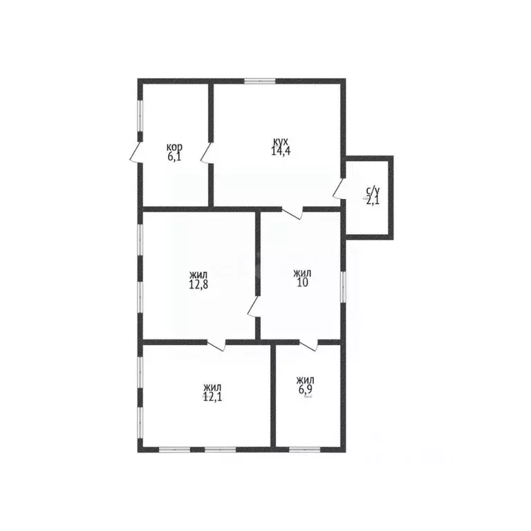 Дом в Адыгея, Майкопский район, Абадзехская ст-ца Октябрьская ул. (64 ... - Фото 2