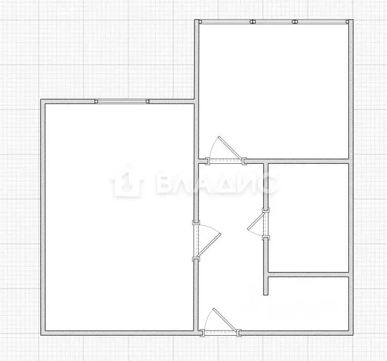 1-к кв. Пензенская область, Пензенский район, Засечный сельсовет, с. ... - Фото 2